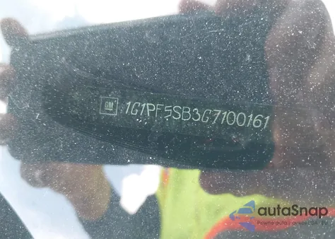 2016 Chevrolet Cruze Limited 2Lt Auto из США, поврежденный, VIN 1G1PF5SB3G7100161